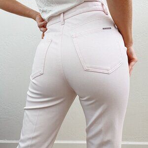 Escada Sport Pastel Pink Vintage Style High Waisted Mom Pants